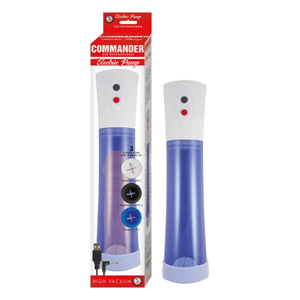 COMMANDER ELECTRIC PUMP BLUE