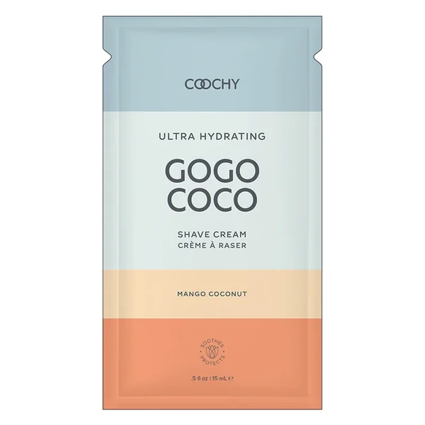 Coochy Ultra Gogo Coco Hydrating Shave Cream-Mango Coconut 10ml Foil
