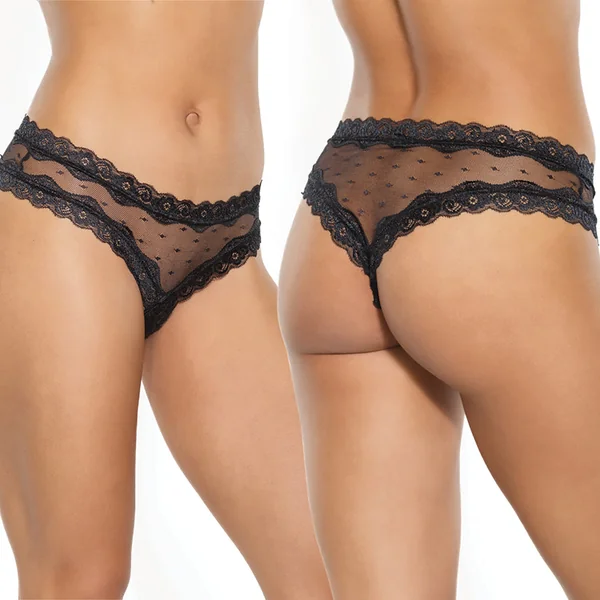 Coquette Panty - Black O/S