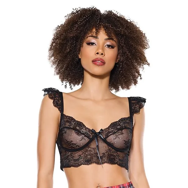 Coquette Scallop Stretch Lace Soft Cup Bralette