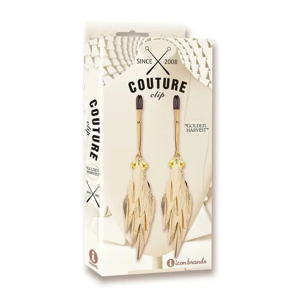 Couture Clips Golden Harvest Luxury Nipple Clamps