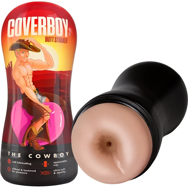 Coverboy The Cowboy Self Lubricating Anal Penis Stroker By Blush - Vanilla
