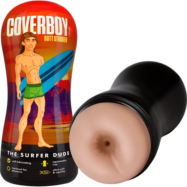 Coverboy The Surfer Dude Self Lubricating Anal Penis Stroker By Blush - Vanilla