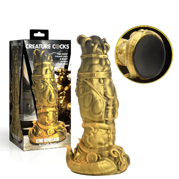 Creature Cock King Minotaur Fantasy Silicone Dildo