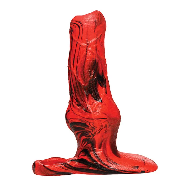 Creature Cocks Hellhound Silicone Penis Enhancer - Red/Black