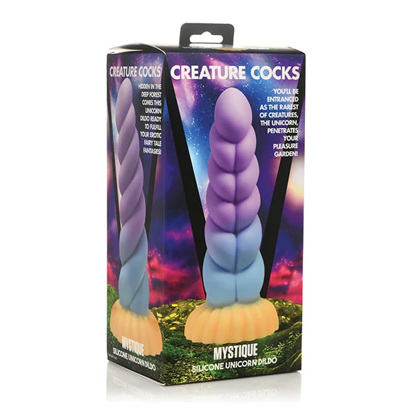 Creature Cocks Unicorn Silicone Dildo - Multi Color