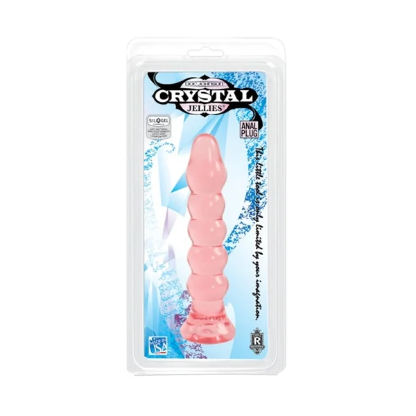 Crystal Jellie Anal Plug - Pink