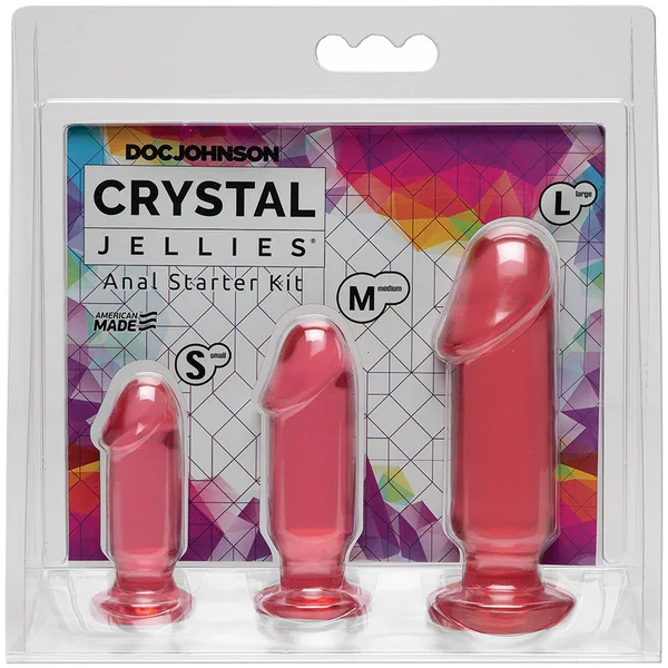 Crystal Jellies Anal Starter Kit - Pink