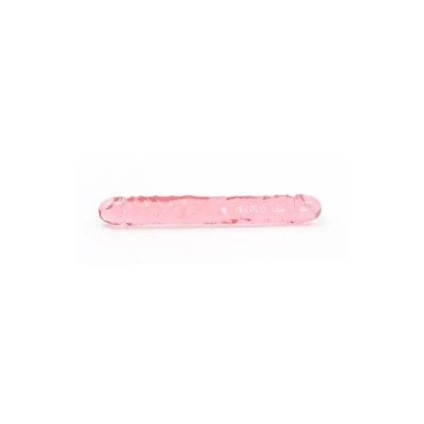 Crystal Jellies Jr. Double Dong 12 Inch - Pink