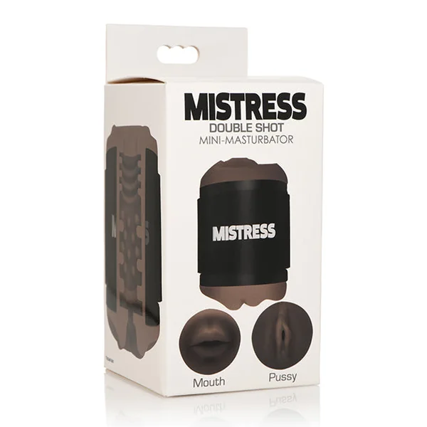 Curve Novelties Mistress Mini Double Stroker Mouth & Pussy - Dark