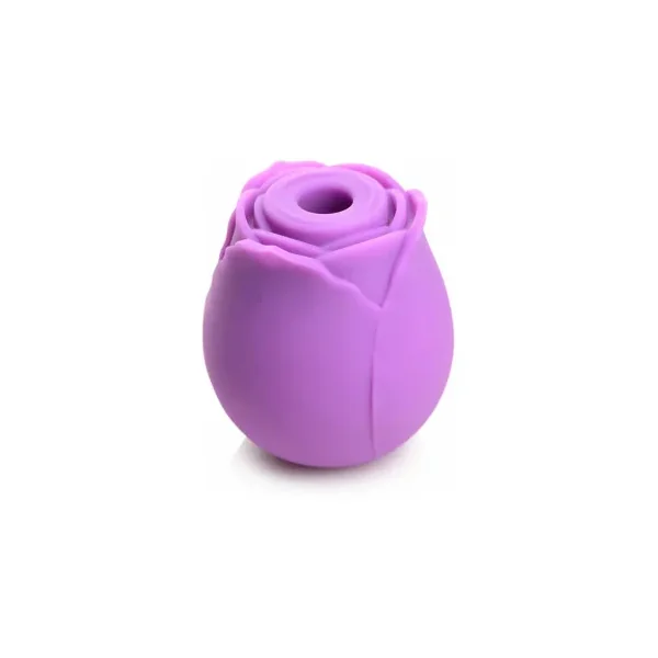 Curve Toys Gossip Cum Into Bloom Rechargeable Silicone Clitoral Stimulator Rose, Flirt Violet