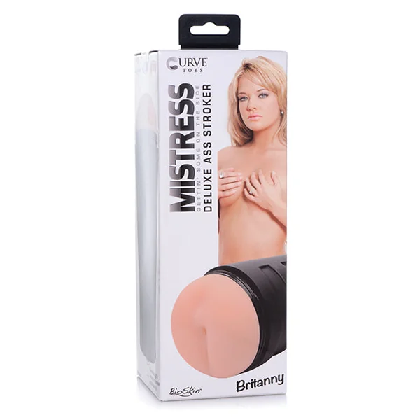 Curve Toys Mistress Brittany Deluxe Ass Stroker - Ivory