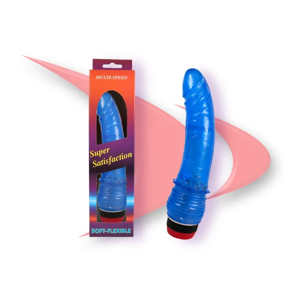 CURVED SLIM STUD BLUE JELLY 7″
