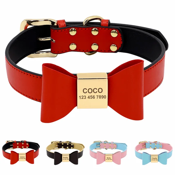 Customizable Bowknot Collars