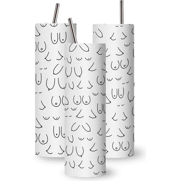 Customized Erotic Stainless Steel Tumbler Cup - 20 oz / 591 ml