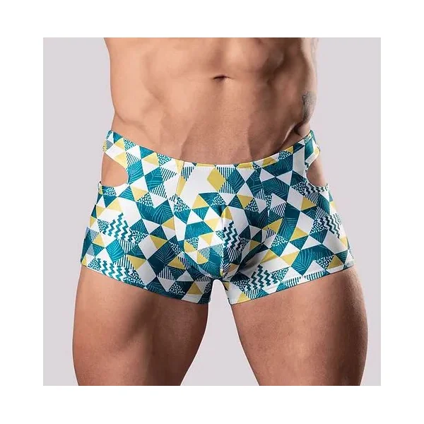 CUT IT OUT! CUTOUT SHORT BLUE SMALL