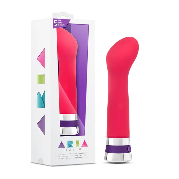 (D) ARIA HUE G CERISE PINK VIBRATOR