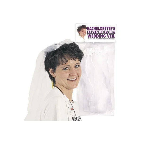 (D) BACHELORETTE WEDDING VEIL