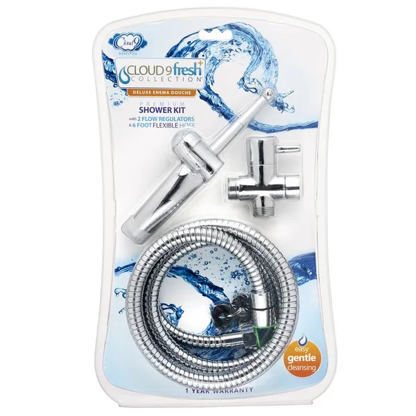 (D) CLOUD 9 FRESH + PREMIUM SH ENEMA KIT W/ 6 HOSE “