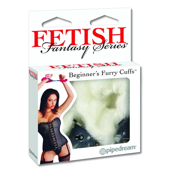 (D) FETISH FANTASY BEGINNERS F CUFFS WHITE