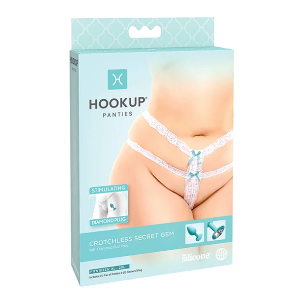 (D) HOOKUP PANTIES SECRET GEM XL-XXL