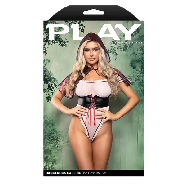 Dangerous Darling 3pc Role Play Costume by Fantasy Lingerie