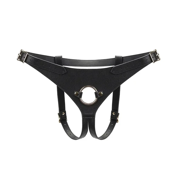 Dark Secret Collection Leather Strap-on Harness