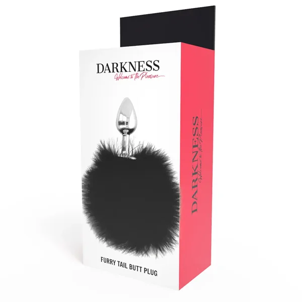 Darkness Extra Feel Fluffy Bunny Tail Anal Plug