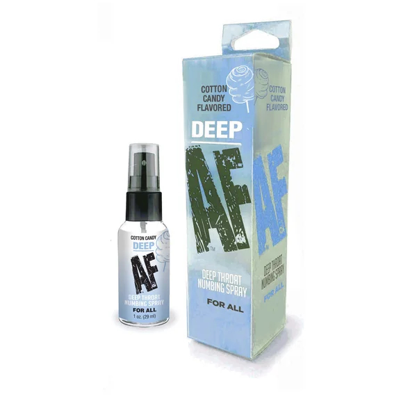 Deep Af Throat Numbing Spray 1oz - Cotton Candy