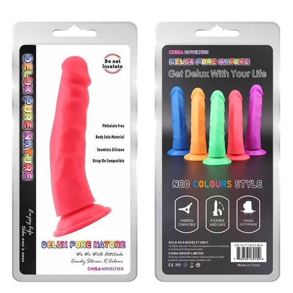 Delux Steven. R Silicone Strong Suction Cup Dildo