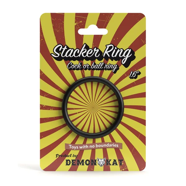 Demon Kat 1.6 Inch Stacker Ring