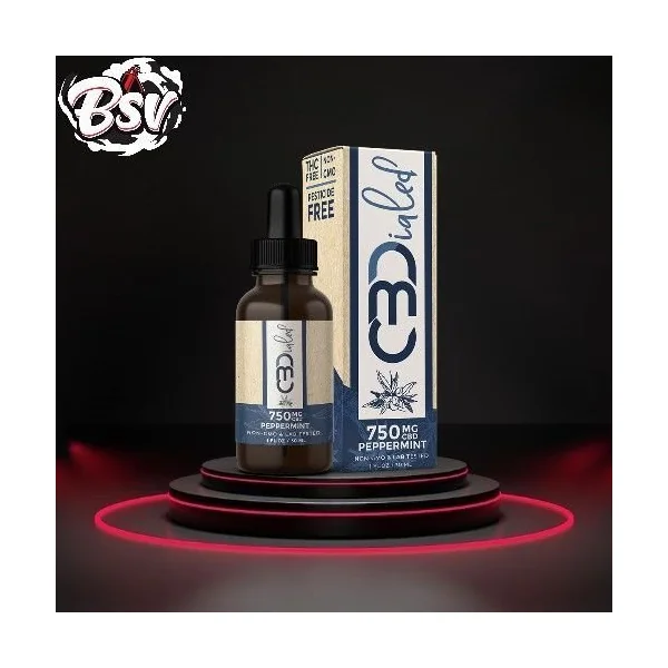 Dialed Liquid CBD 750mg Peppermint