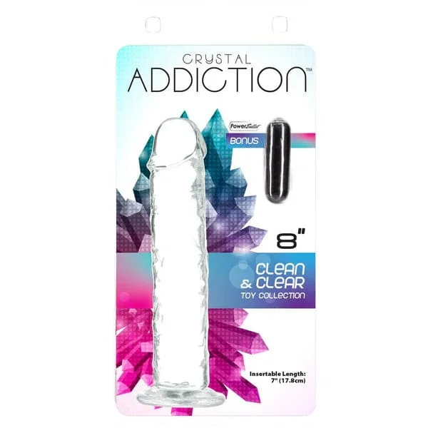 Dildo - Addiction - Crystal Addiction 8-inch dildo