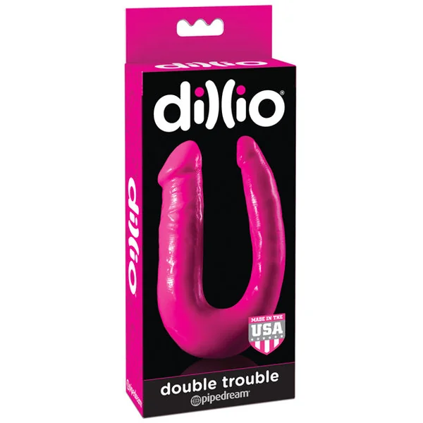 Dillio 10" Double Trouble - Pink