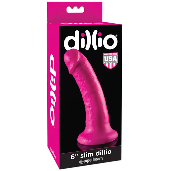Dillio 6" Slim Dillio - Pink