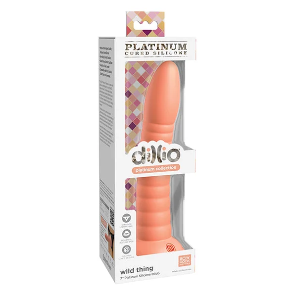 Dillio Platinum 7 Inch Wild Thing Silicone Dildo