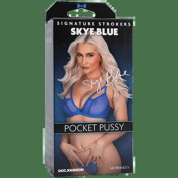 Doc Johnson Skye Blue UltraSkyn Pocket Pussy