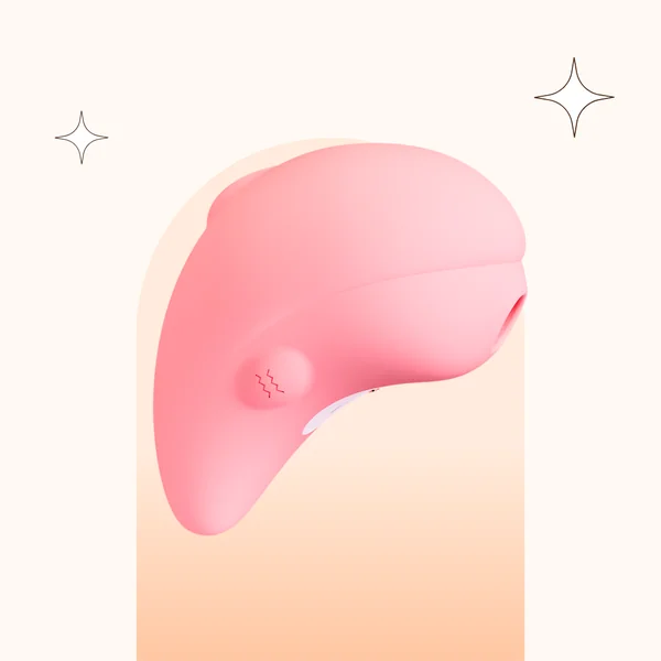 Dolphin Heating Sucking Vibration Egg with Disinfection Box