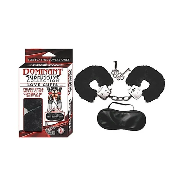 Dominant Submissive Collection Loves Cuffs- Black