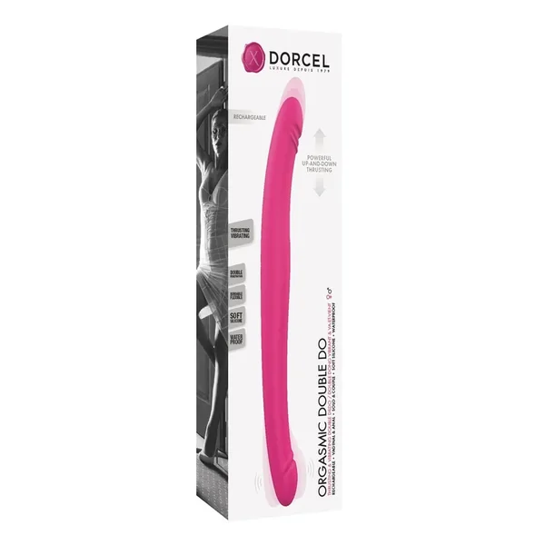 Dorcel Orgasmic Double Do 16.5″ Thrusting Dong – Pink