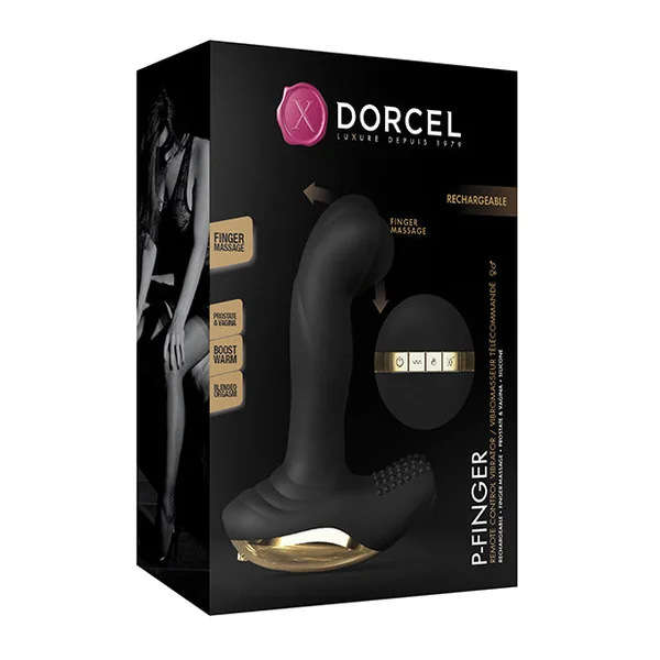 Dorcel P-finger Come Hither - Black-gold