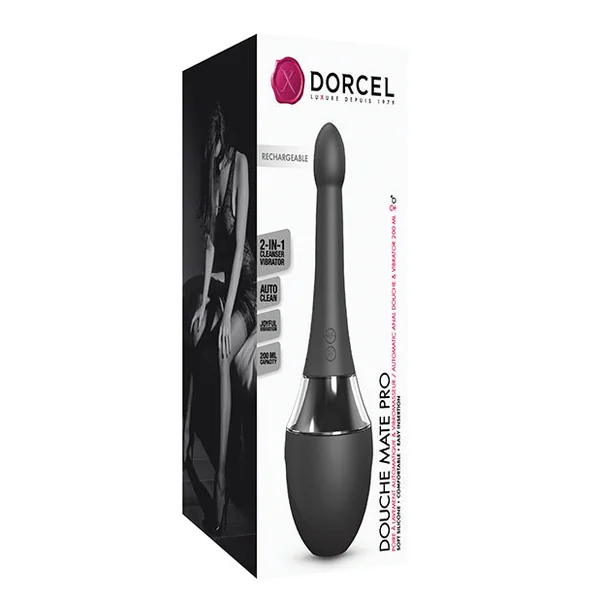 Dorcel Vibrating Douche Mate Pro - Black/silver
