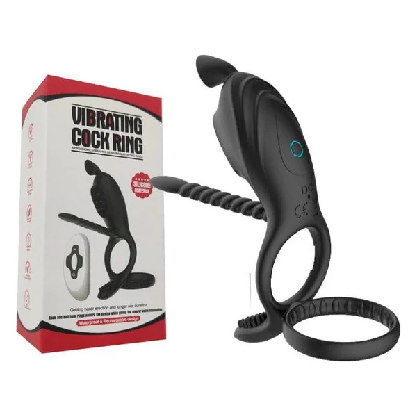 Double Vibrating Ring - Men's Power Ring | Power, Control & Pleasure