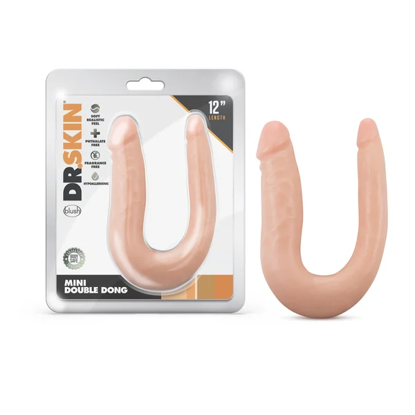 Dr. Skin Mini Double Dong - Vanillla