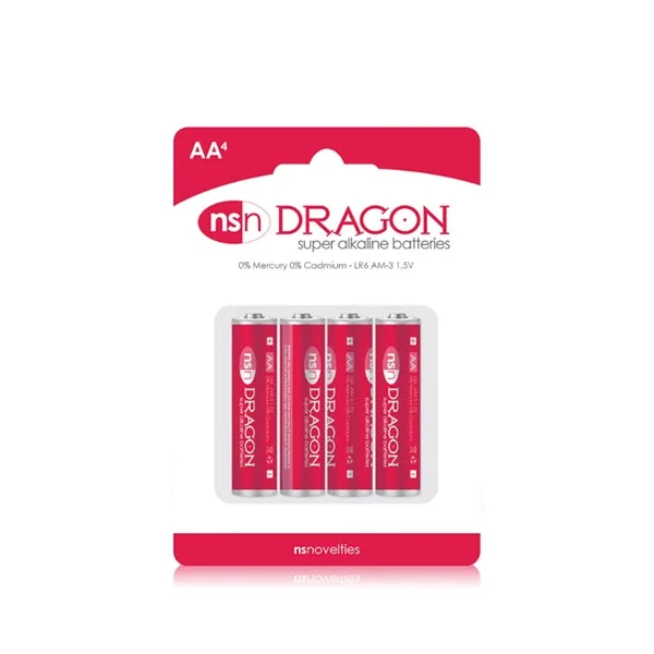 Dragon - Alkaline Batteries - AA - 4 Pack