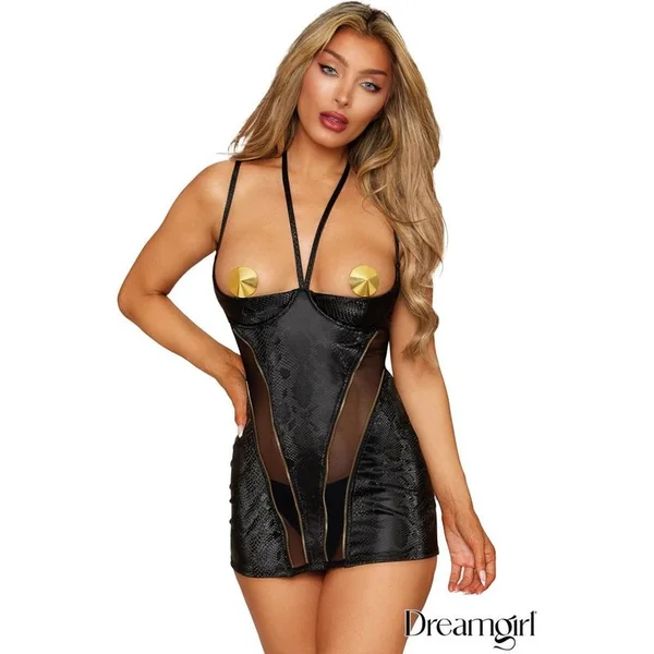 Dremgirl Lingerie - Open bust nightie 13659