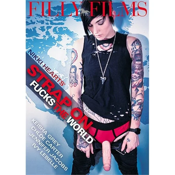 DVD - Filly Films - Nikki Hearts' Strap On Fucks The World