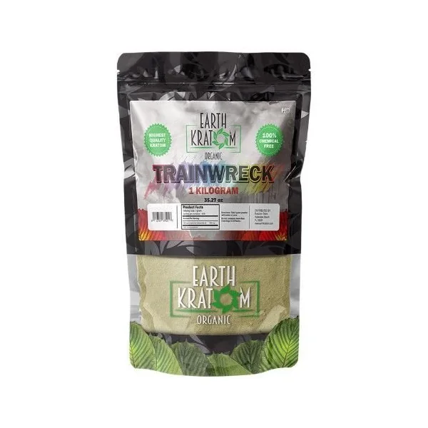 Earth Kratom Kilo Powder Trainwreck