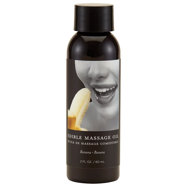 Earthly Body Edible Massage Oil - Banana 2oz