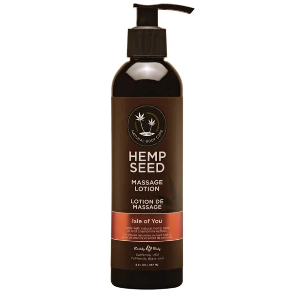 Earthly Body Hemp Seed Massage Lotion – 8 oz Isle of You